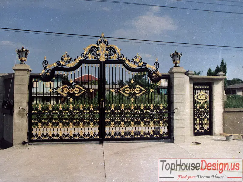 Double door main gate